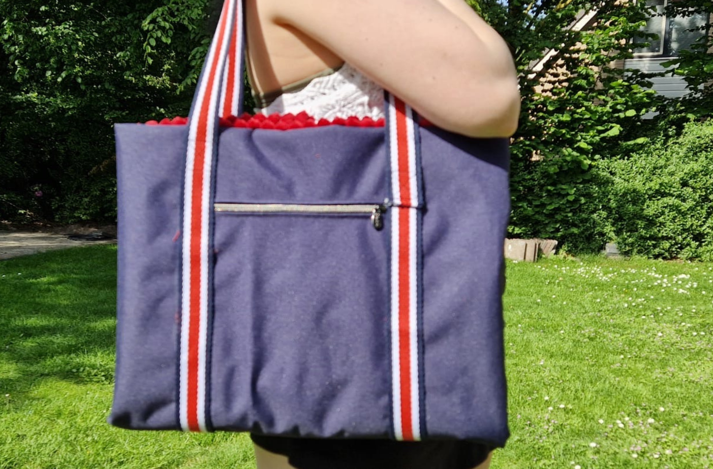 La rouge riviera tote tas