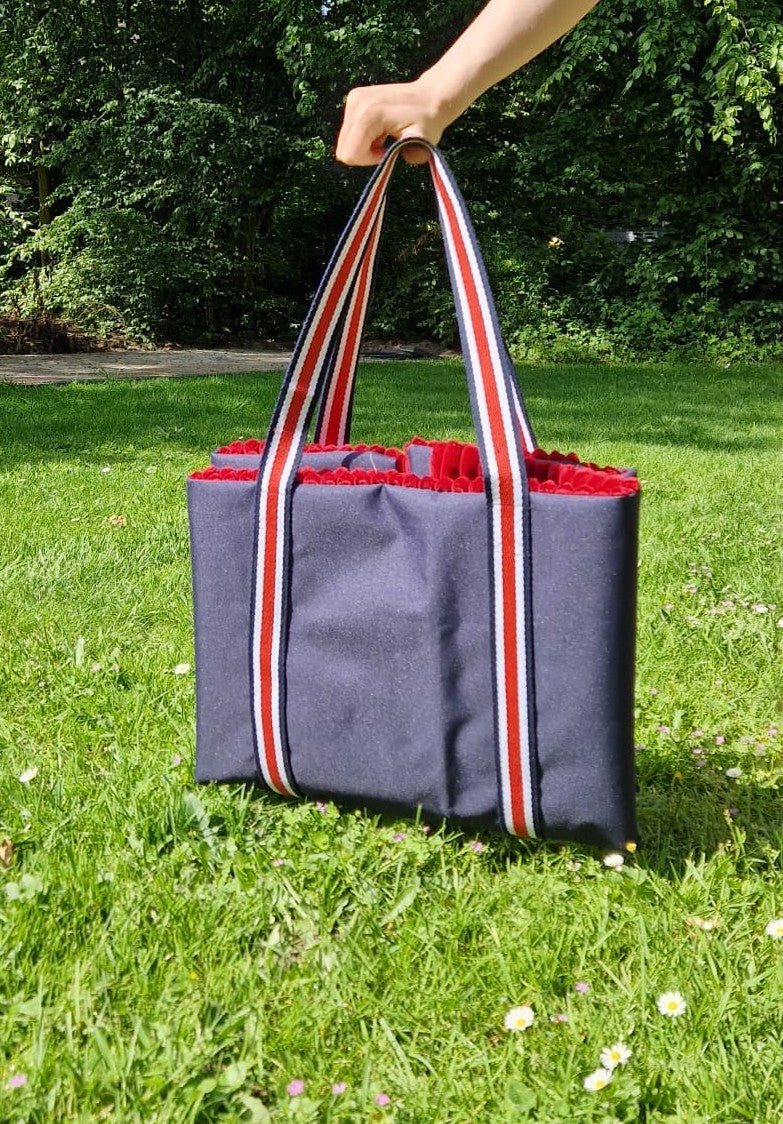 La rouge riviera tote tas