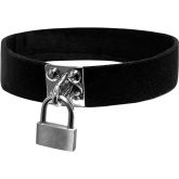 Sex & Mischief Lock & Key Halsband Zwart