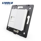 Livolo Module Telefoon Aansluiting Enkelvoudig Wit