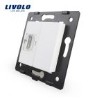 Livolo Module HDMI Aansluiting Enkelvoudig Wit