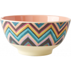 Rice Schaaltje Melamine Zig Zag Print