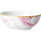 Rice Schaaltje Porselein Marble Print Pink