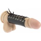 Rimba Penis Tube met Veters Zwart Leer