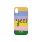 RICE Hardcase Hoesje Let's Summer Stripes iPhone X/XS